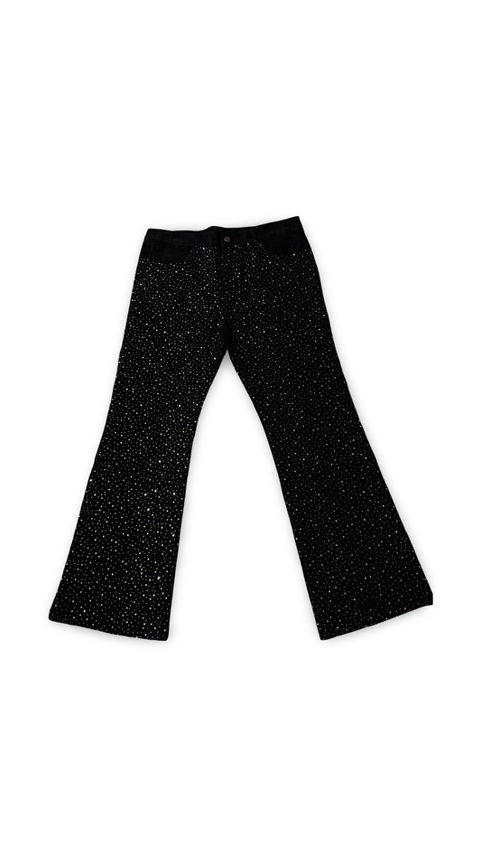 Jacquard Rhinestone Denim