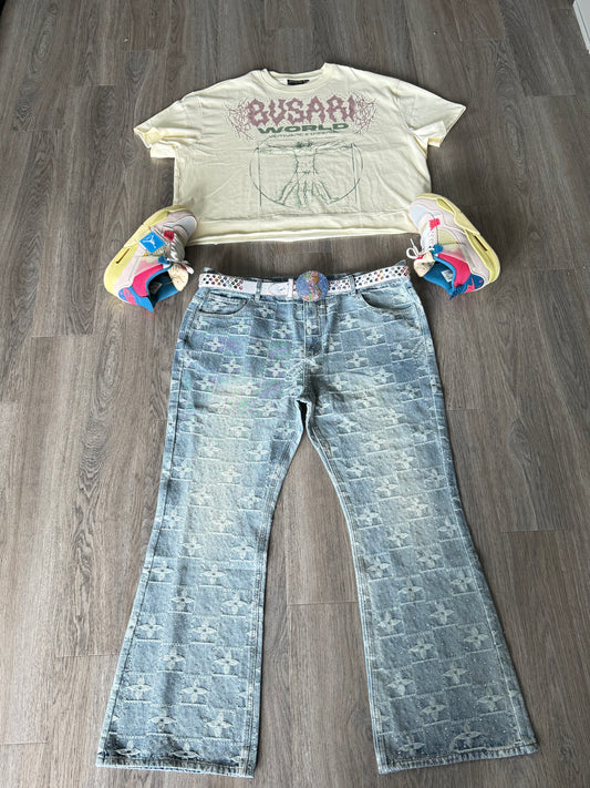 Busari World Tee in Cream